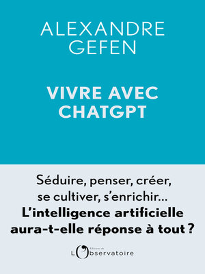 cover image of Vivre avec ChatGPT